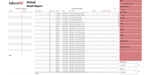 Image for GL Financial and Activity Manager Reports